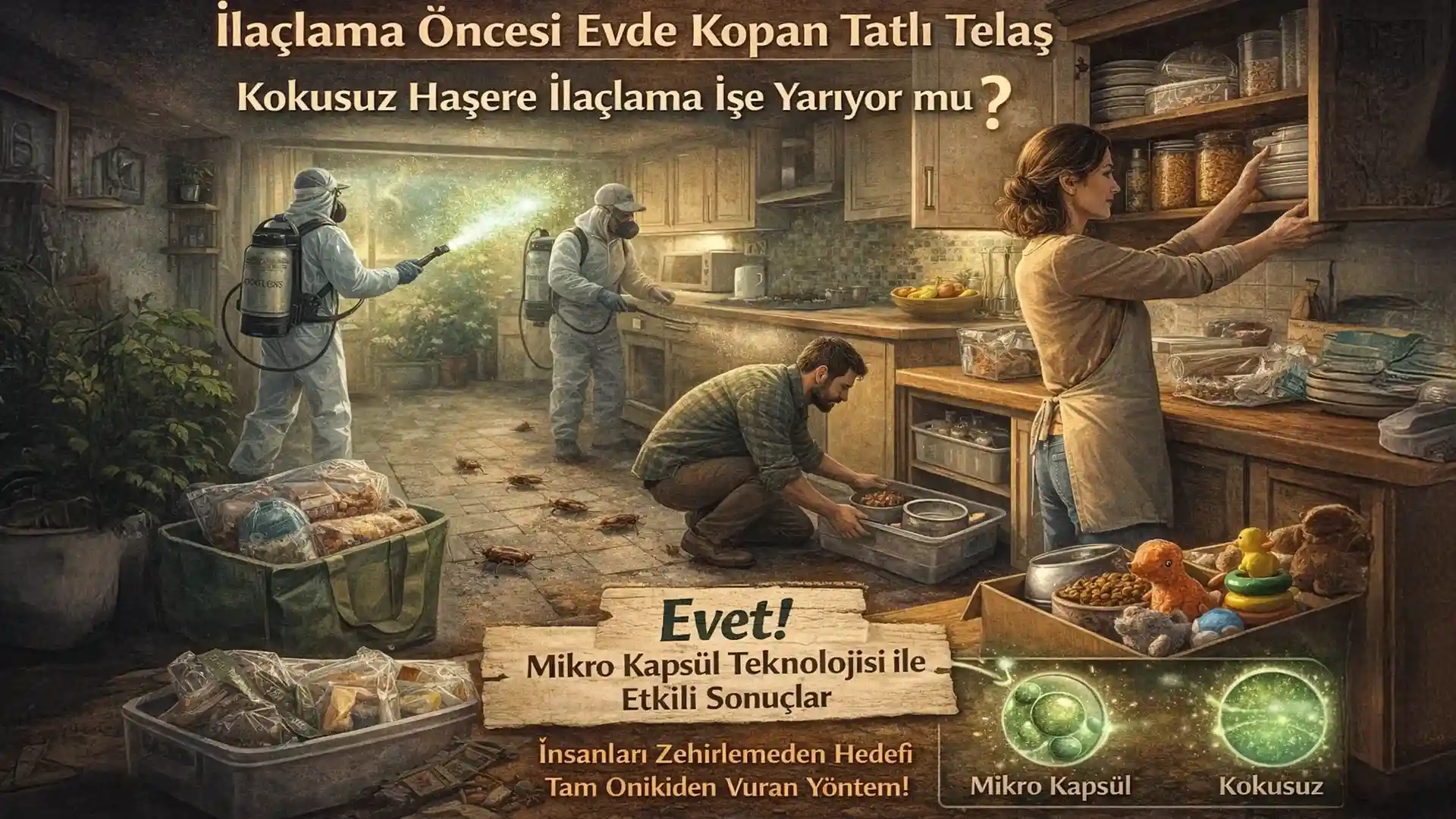 Kokusuz Haşere İlaçlama Nasıl Yapılır?