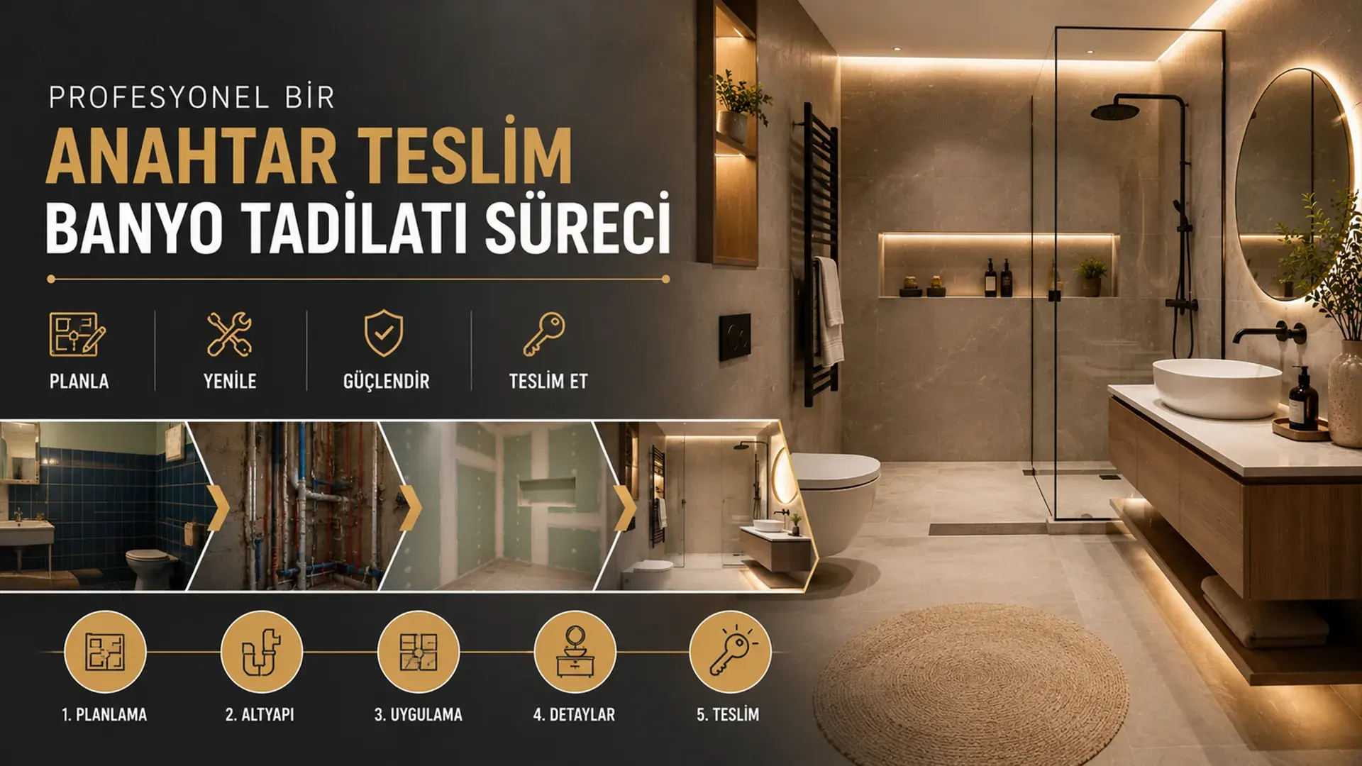 Anahtar Teslim Banyo Tadilat Süreci