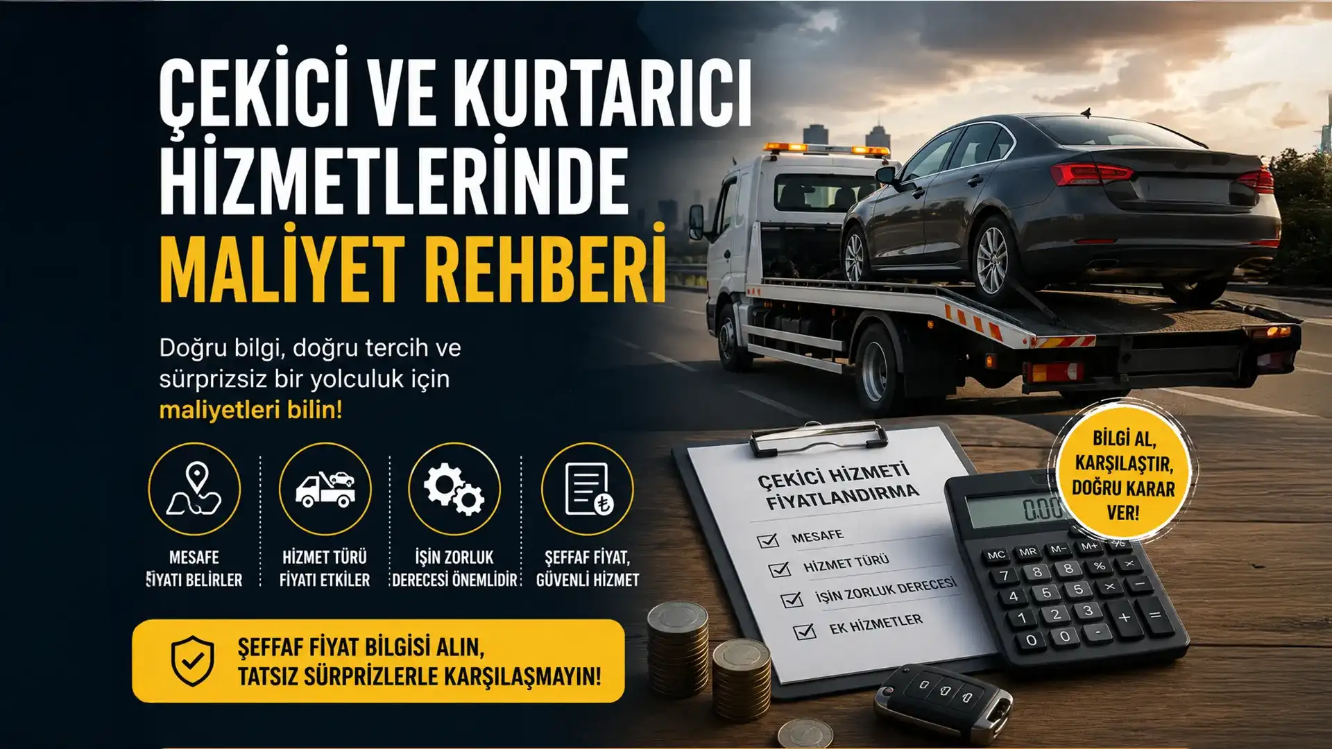Çekici Ücreti Ne Kadar?